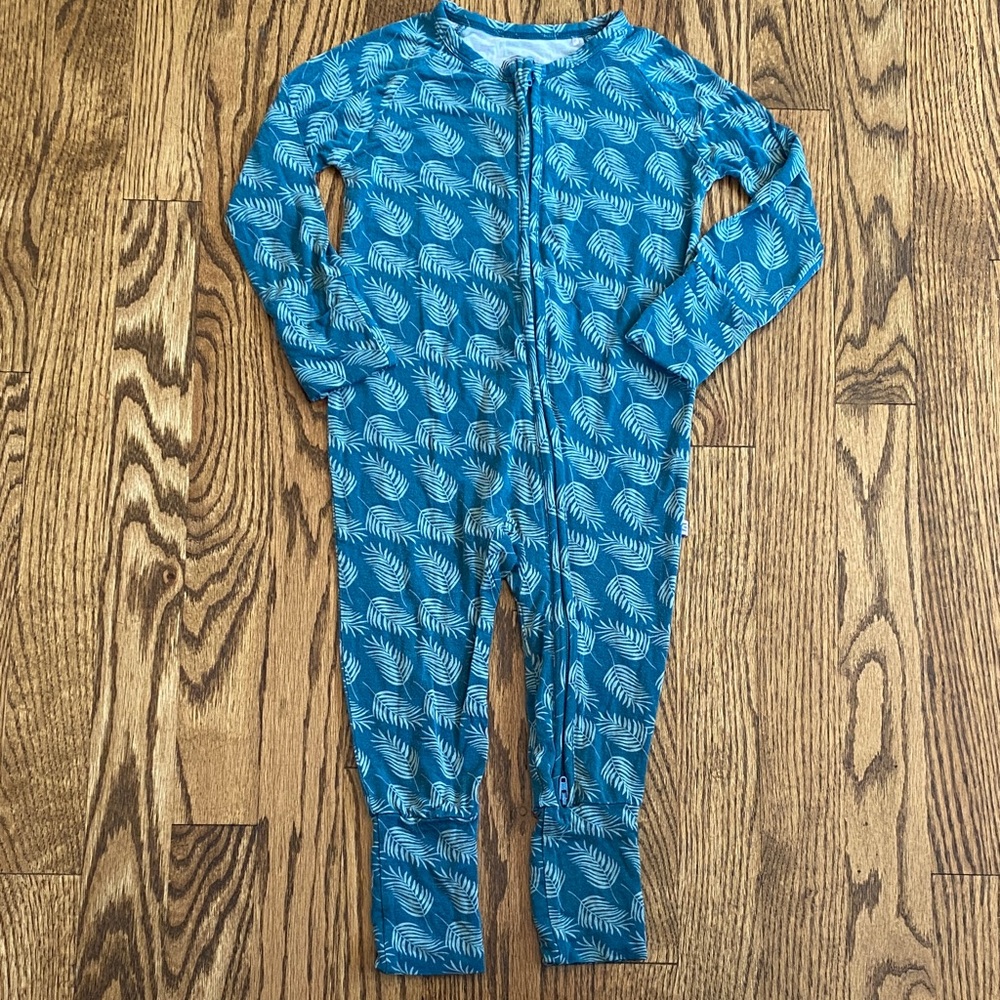 Emerson and Friends Palms in Paradise Convertible Zip Romper, size 18-24M.